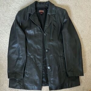 Vintage Woman’s Blazer-style Leather Jacket